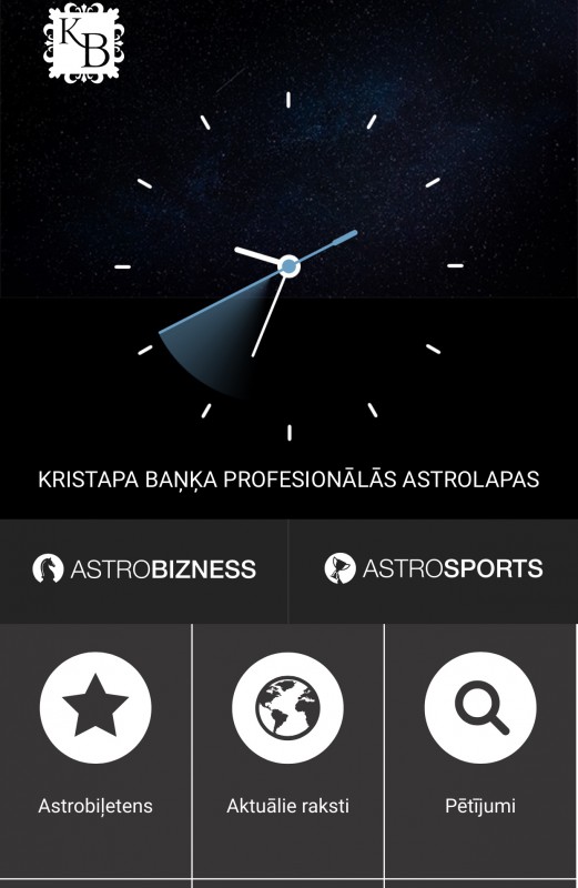 Astrobizness.lv mobilā versijā